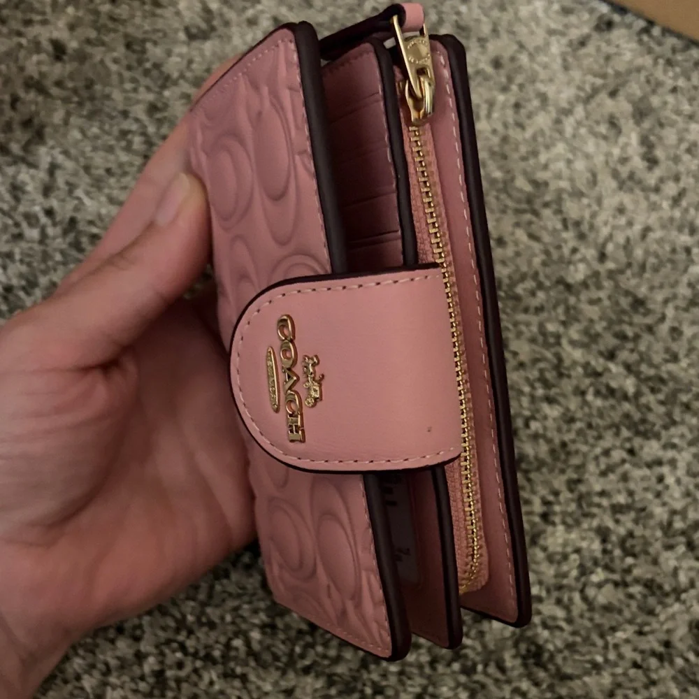 Coach Pink Maggie Embossed Satchel and Wallet Set - Picture 7 of 7